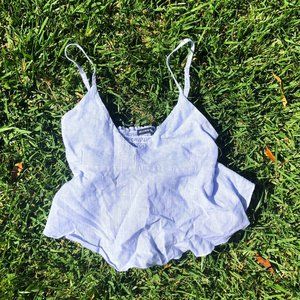 Brandy Melville pinstripe summer crop top